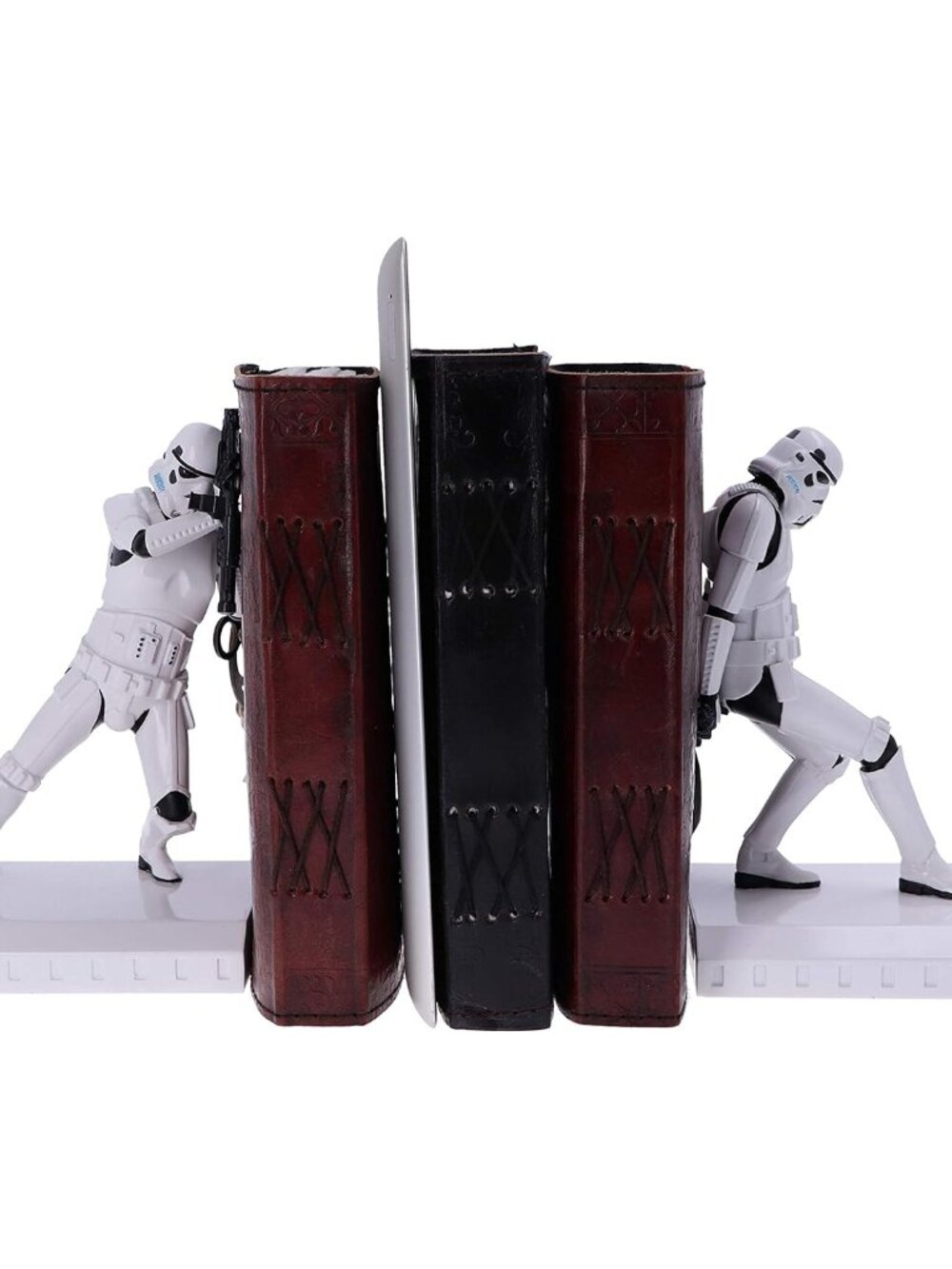 Original Stormtrooper Bookend Figurines 18.5cm, Resin, White, Officially License